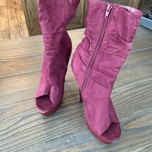 Pleaser ankle boots - 6” heels. Gently worn but great to dance in